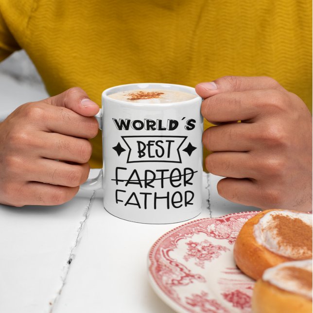 Mug Meilleur Père Farter du monde drôle (Funny World's Best Farter Father Coffee Mug)