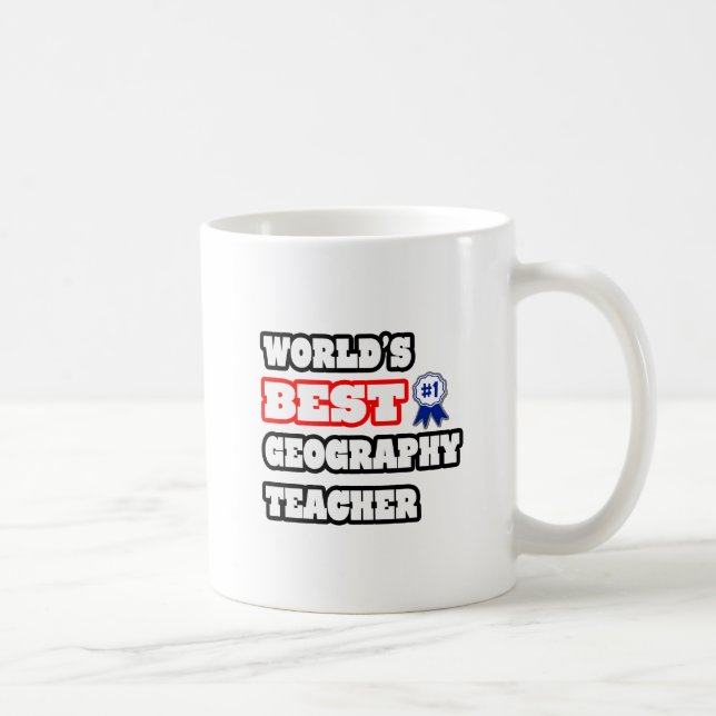 Mug Meilleur professeur de géographie au monde (Droite)