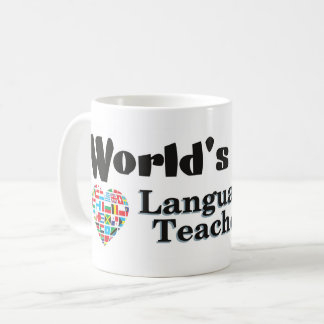 Mug Meilleur professeur de langues au monde