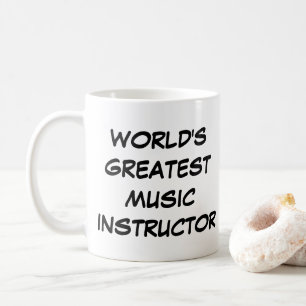 Mug "Meilleur professeur de musique du monde"