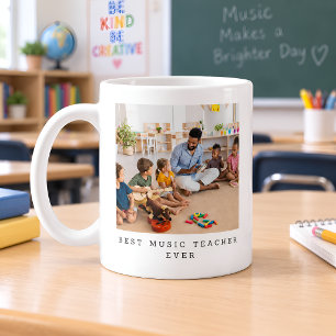 Mug Meilleur professeur de musique jamais personnalisé