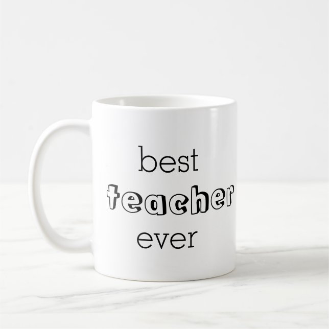 Mug Meilleur professeur de musiques cadeaux (Gauche)