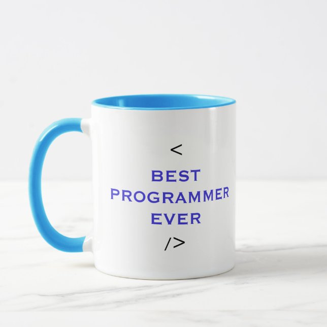 Mug Meilleur programmeur jamais/ Meilleur ingénieur lo (Gauche)