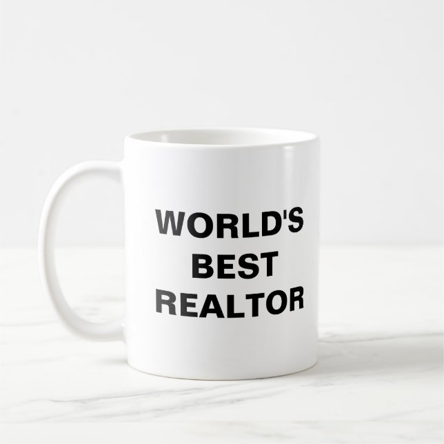 Mug Meilleur Realtor du monde (Gauche)