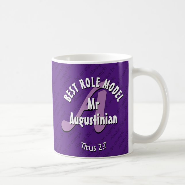 Mug MEILLEUR RÔLE MODÈLE Monogramme enseignant (Droite)