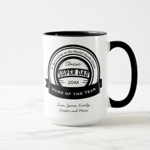 Mug Meilleur SUPER Papa du monde personnalisé