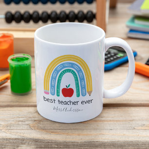 Mug Meilleur Techer jamais cadeau enseignant personnal