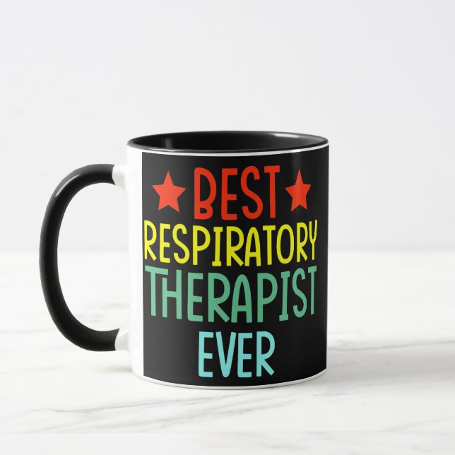 Mug Meilleur Thérapeute respiratoire Soins pulmonaires (Gauche)