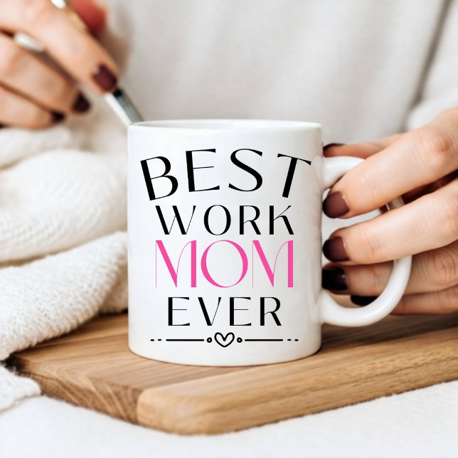 Mug Meilleur travail de maman (Créateur téléchargé)