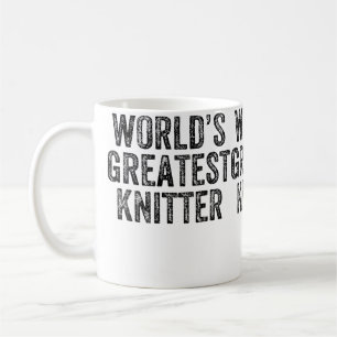 Mug Meilleur Tricoteur Du Monde Drôle Tricot Crochet