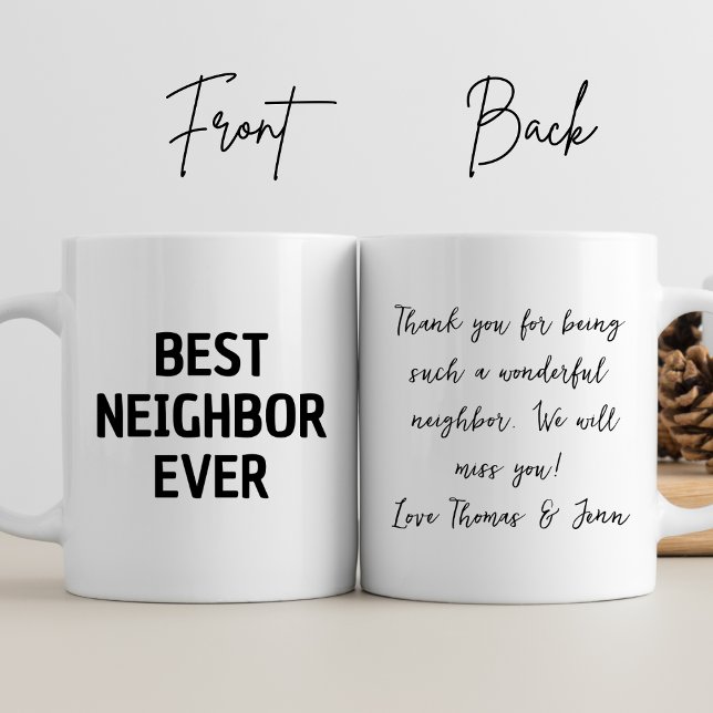Mug Meilleur Voisin Nouveaux Voisins Maison Jolie Vois (Créateur téléchargé)