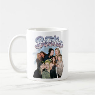 Mug Meilleure Amie Collage de Photos Personnalisé