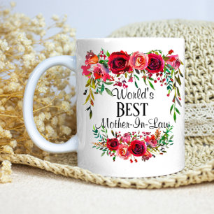 Mug Meilleure belle-mère au monde personnalisée