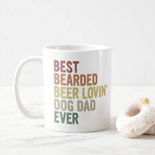 Mug Meilleure Bière Portée Aimer' Chien Papa Jamais