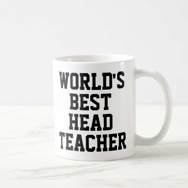 Mug Meilleure chefferie du monde pour l'enseignant (Droite)