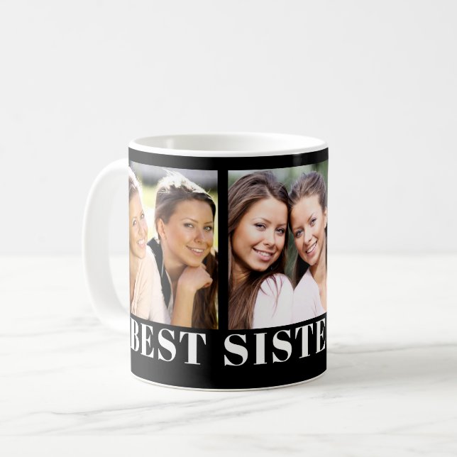 Mug Meilleure collection de photos de soeur (Devant gauche)
