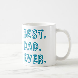 Mug Meilleure conception de texte pour papa