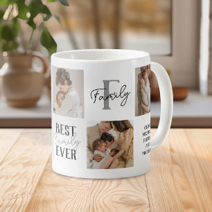 Mug Meilleure famille moderne jamais 5 Collage photo