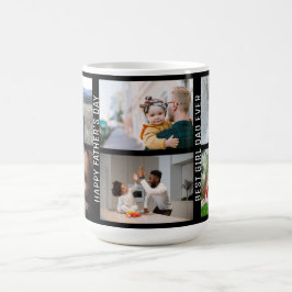 Mug Meilleure fille papa Fête des pères 6 photo collag