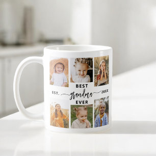 Mug Meilleure grand-mère - Collage photo pour petits-e