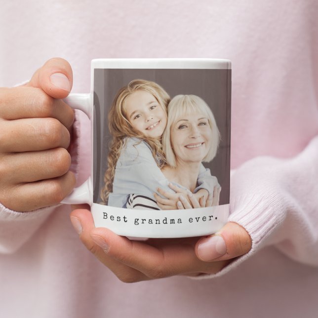 Mug Meilleure grand-mère jamais grand-mère pleine phot (Créateur téléchargé)