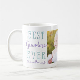 Mug Meilleure grand-mère jamais violet Turquoise photo