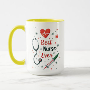 Mug Meilleure infirmière jamais - Drôle conception