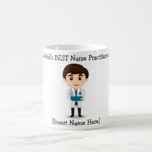 Mug Meilleure infirmière praticienne du monde, Brunett