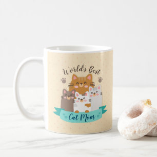 Mug Meilleure maman chatte du monde - Cute Kittens
