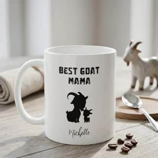 Mug Meilleure maman chèvre jamais drôle amoureux des a