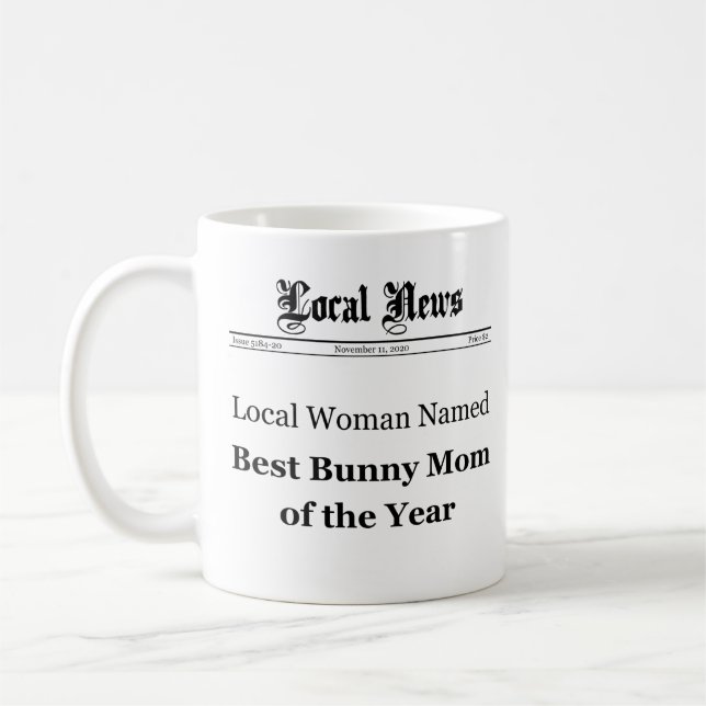 Mug Meilleure maman de Bunny (Gauche)
