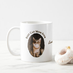 Mug Meilleure Maman de Chat Personnalisé Drôle Mignon