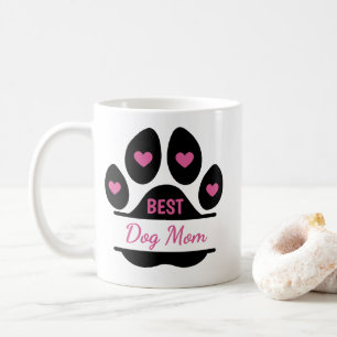 Mug Meilleure Maman de Chien Empreinte de Patte