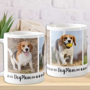 Mug Meilleure maman de chien jamais personnalisé 3 pho