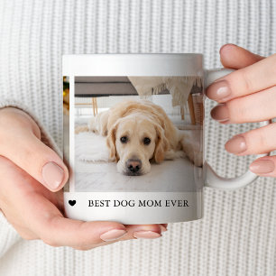 Mug Meilleure maman de chien personnalisée Collage de