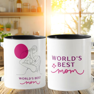 Mug Meilleure maman de la Fête des Mères du monde Café