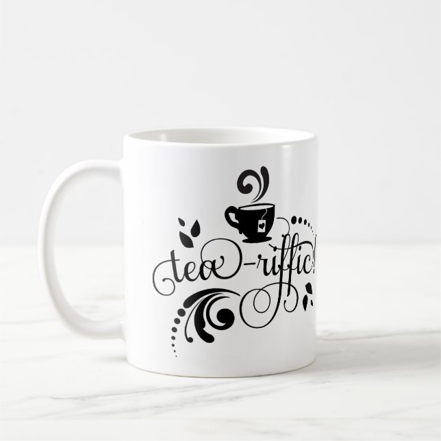 Mug Meilleure maman de thé personnalisée jamais (Gauche)