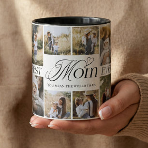 Mug Meilleure Maman de tous les temps Collage de photo