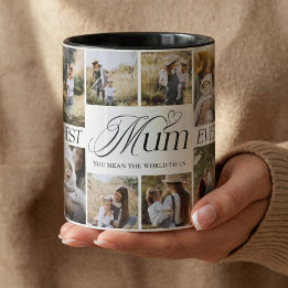 Mug Meilleure Maman de tous les temps Collage de photo