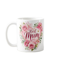 Meilleure Maman Design Aquarelle Fleur Coeur