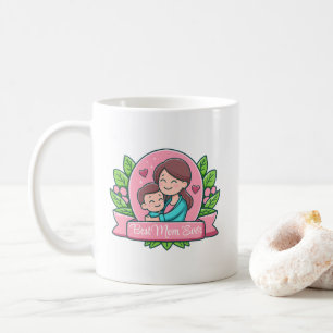 Mug Meilleure Maman du Monde, Maman et Enfant, Personn