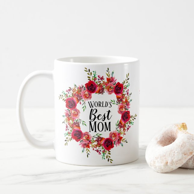 Mug Meilleure maman du monde personnalisée (Avec donut)