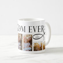 Meilleure Maman Ever 5 Photos Cœur Cadeaux de Fête