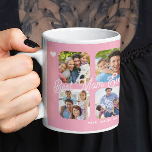Mug Meilleure Maman Ever  je t'aime 9 collage de photo