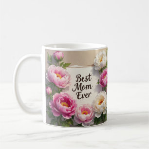 Mug Meilleure Maman Ever"Peines peintes à la main et c