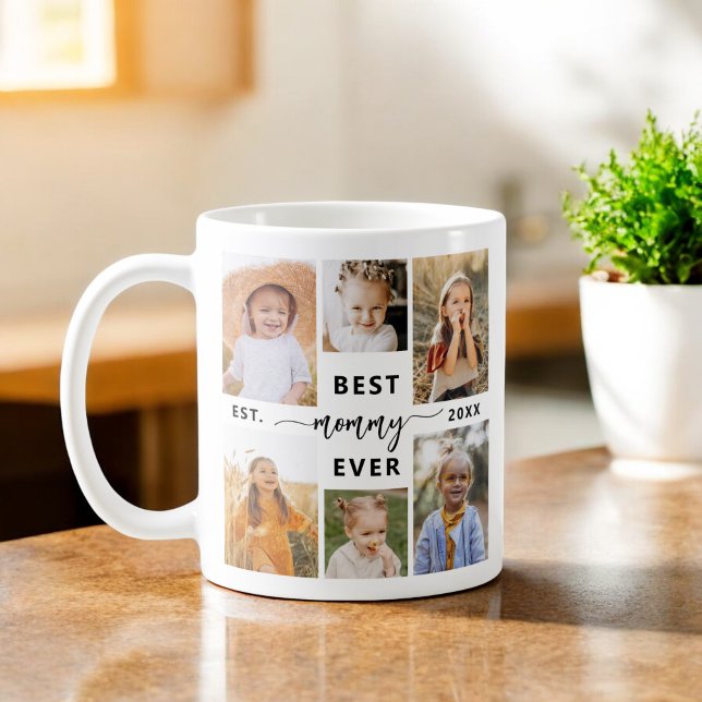 Mug Meilleure maman - Fête des mères Collage photo (Créateur téléchargé)