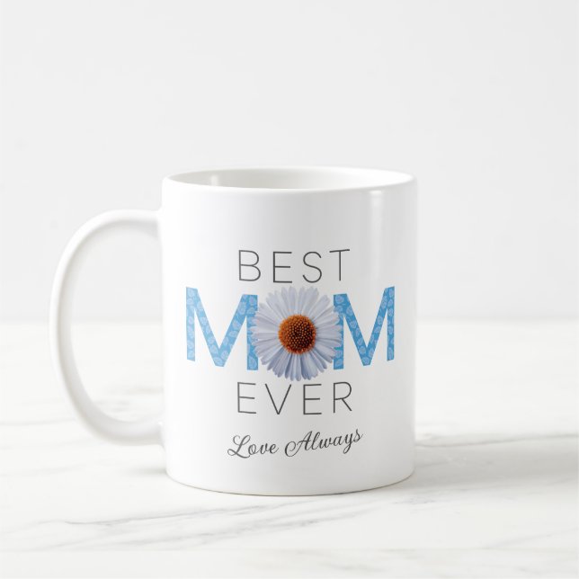Mug Meilleure maman jamais avec l'impression d'image d (Gauche)