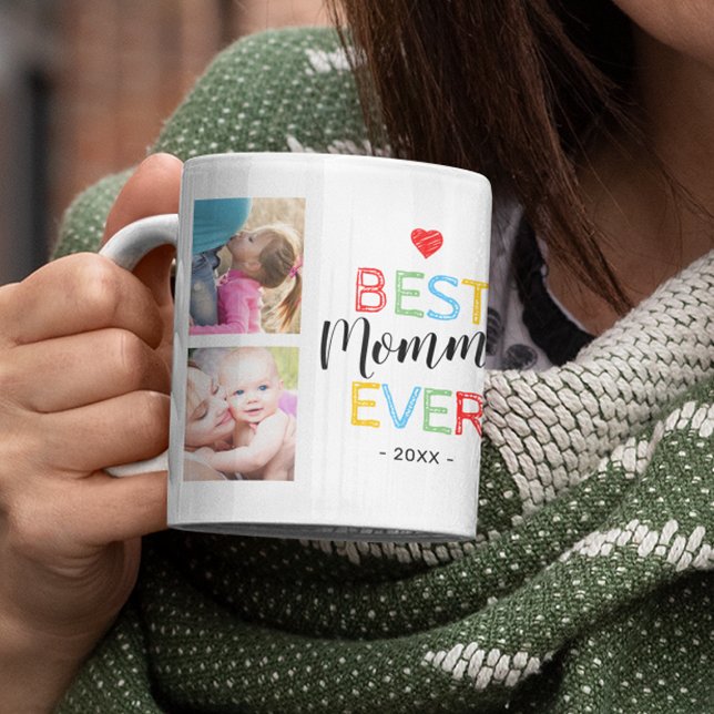 Mug Meilleure maman jamais cadeau photo (Créateur téléchargé)
