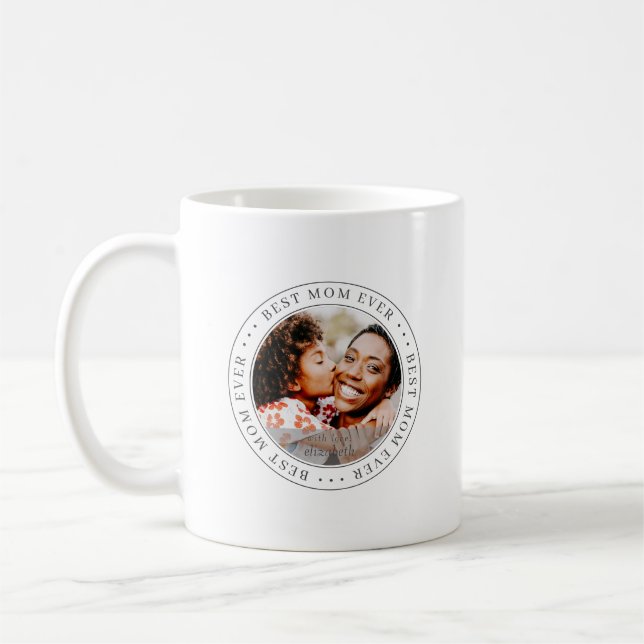 Mug Meilleure maman jamais classique photo simple (Gauche)