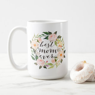 Mug Meilleure maman jamais, fête des mères, couronne